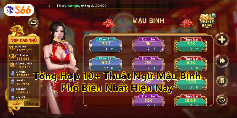 Tổng Hợp 10+ Thuật Ngữ Mậu Binh Phổ Biến Nhất Hiện Nay